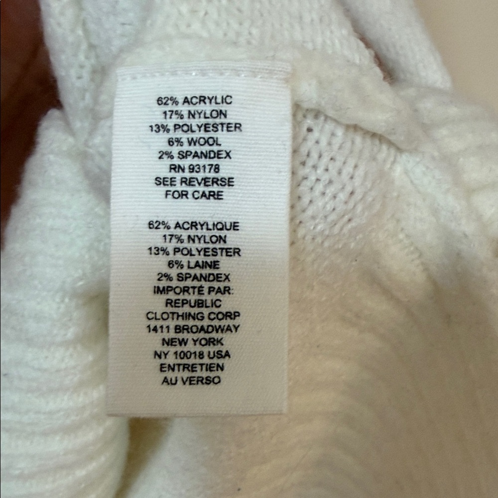 For The Republic Cream Crew Neck Sweater - Picture 6 of 7